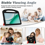 For Honor Pad X9 / Pad X8a / Pad X8b Case Cartoon Insect Shockproof EVA Tablet Cover with Handle and Kickstand