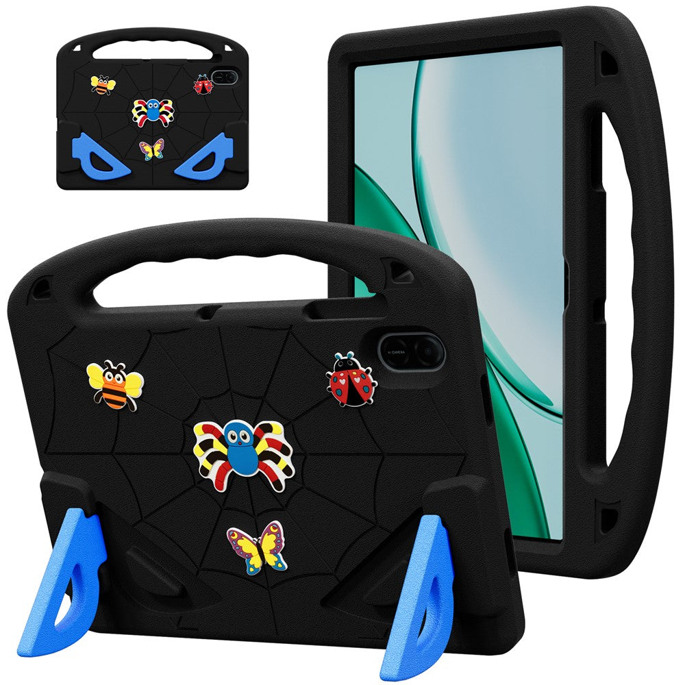 For Honor Pad X9 / Pad X8a / Pad X8b Case Cartoon Insect Shockproof EVA Tablet Cover with Handle and Kickstand