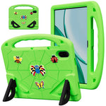 For Honor Pad X9 / Pad X8a / Pad X8b Case Cartoon Insect Shockproof EVA Tablet Cover with Handle and Kickstand