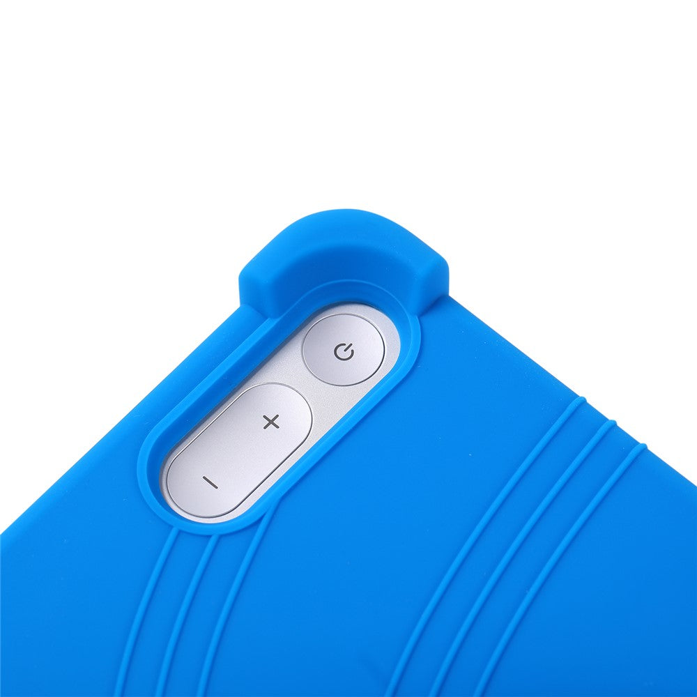 Lenovo Tab Plus Gen 2-fodral i silikon med surfplatta och pennhållare