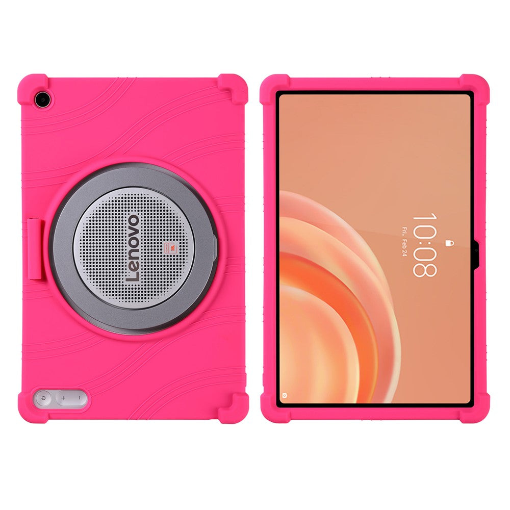 Lenovo Tab Plus Gen 2-fodral i silikon med surfplatta och pennhållare