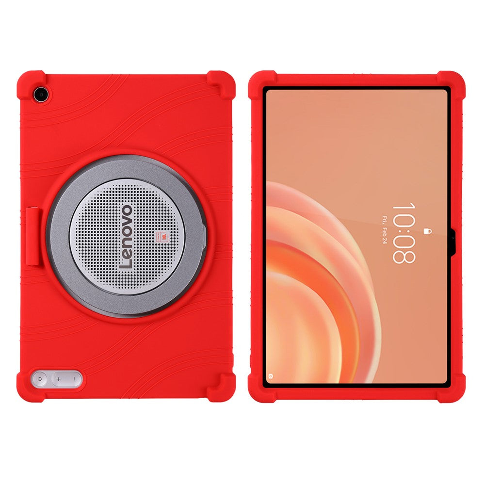 Lenovo Tab Plus Gen 2-fodral i silikon med surfplatta och pennhållare