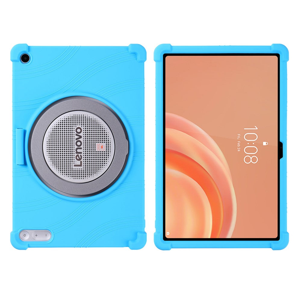 Lenovo Tab Plus Gen 2-fodral i silikon med surfplatta och pennhållare