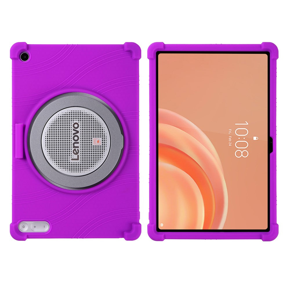 Lenovo Tab Plus Gen 2-fodral i silikon med surfplatta och pennhållare