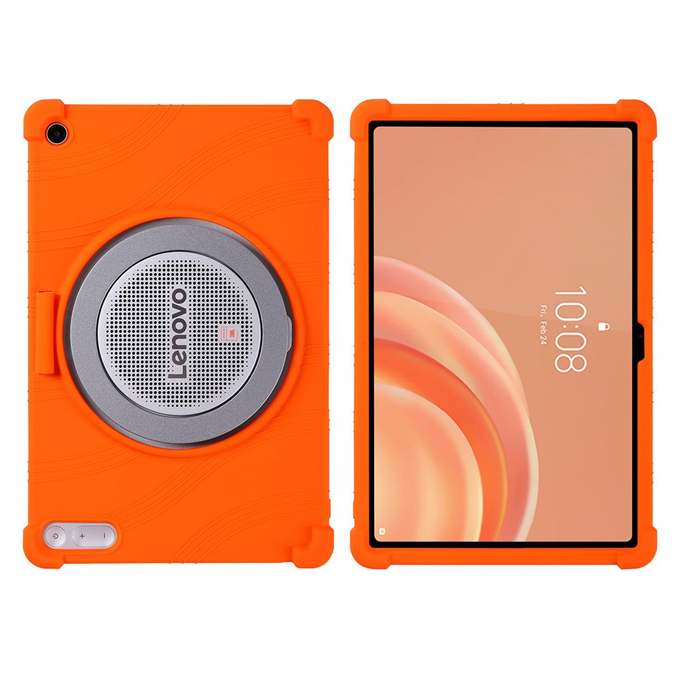 Lenovo Tab Plus Gen 2-fodral i silikon med surfplatta och pennhållare