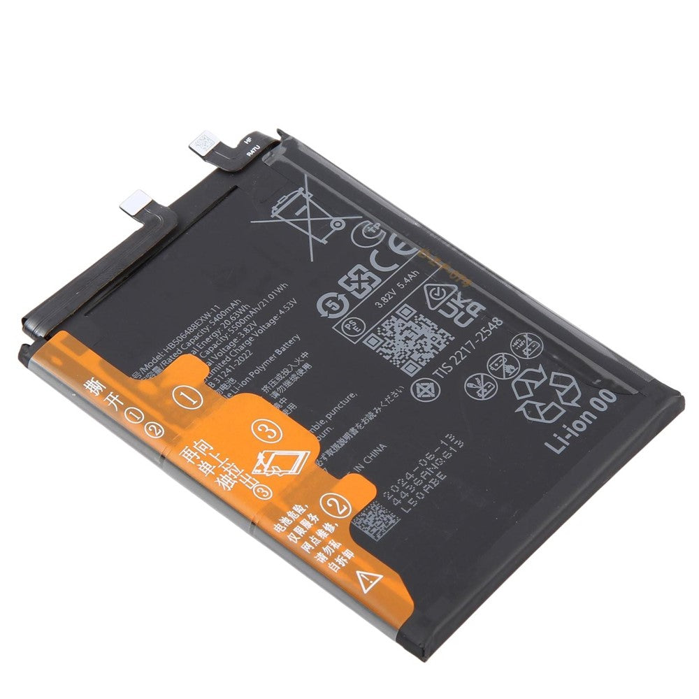 For Huawei nova 14 Pro 5G 3.82V 5400mAh Li-Polymer Battery Assembly Part (Without Logo) (Encode: HB506488EXW-11)