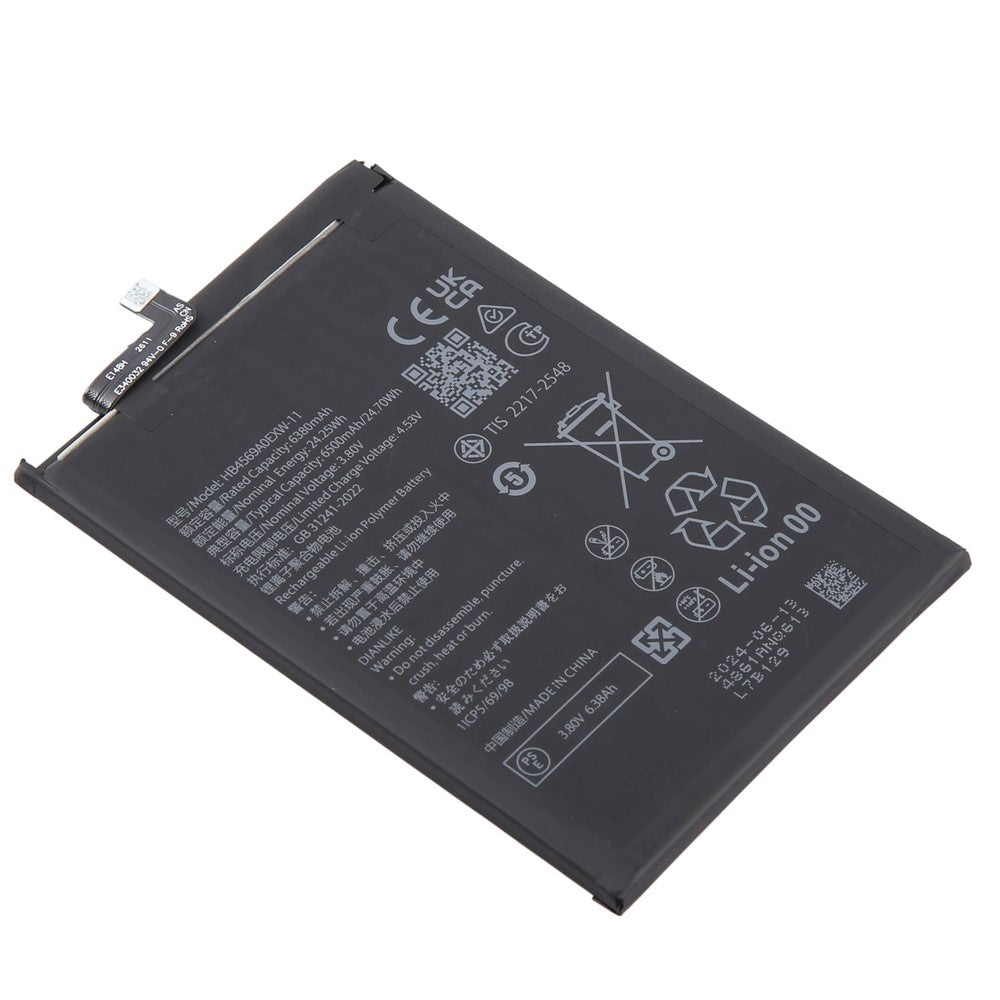 For Huawei Mate 70 Air 3.80V 6380mAh Li-Polymer Battery Assembly Part (Without Logo) (Encode: HB4569A0EXW-11)