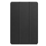 For Samsung Galaxy Tab S12+ PU Leather Tablet Case Anti-drop Tri-Fold Stand Slim Protective Cover