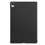 For Samsung Galaxy Tab S12+ PU Leather Tablet Case Anti-drop Tri-Fold Stand Slim Protective Cover