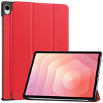 For Samsung Galaxy Tab S12+ PU Leather Tablet Case Anti-drop Tri-Fold Stand Slim Protective Cover