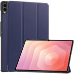 For Samsung Galaxy Tab S12 Ultra PU Leather Tablet Case Anti-drop Tri-Fold Stand Slim Protective Cover
