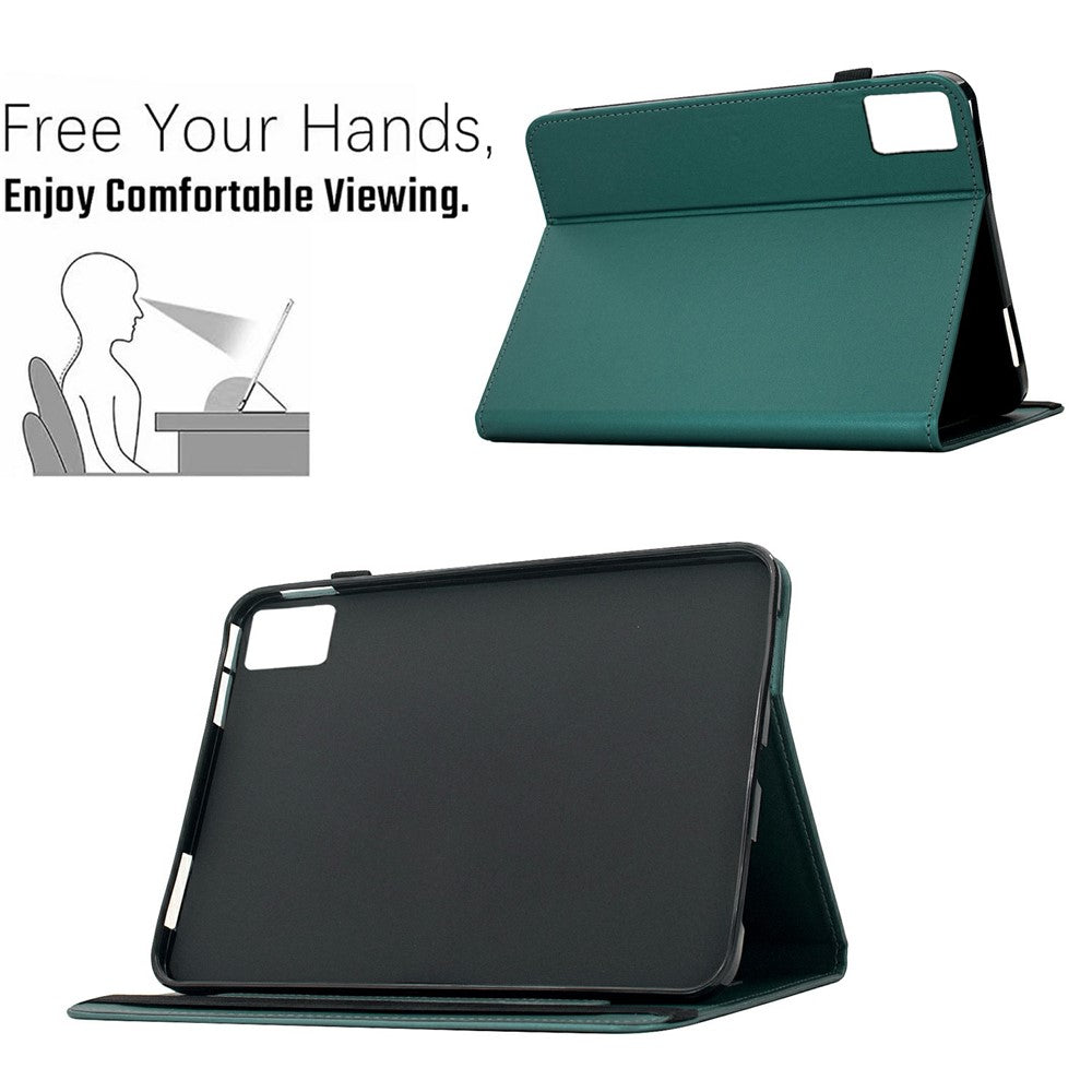 For Lenovo Xiaoxin Pad 11 2025 Case Solid Color PU Leather Card Holder Stand Tablet Cover