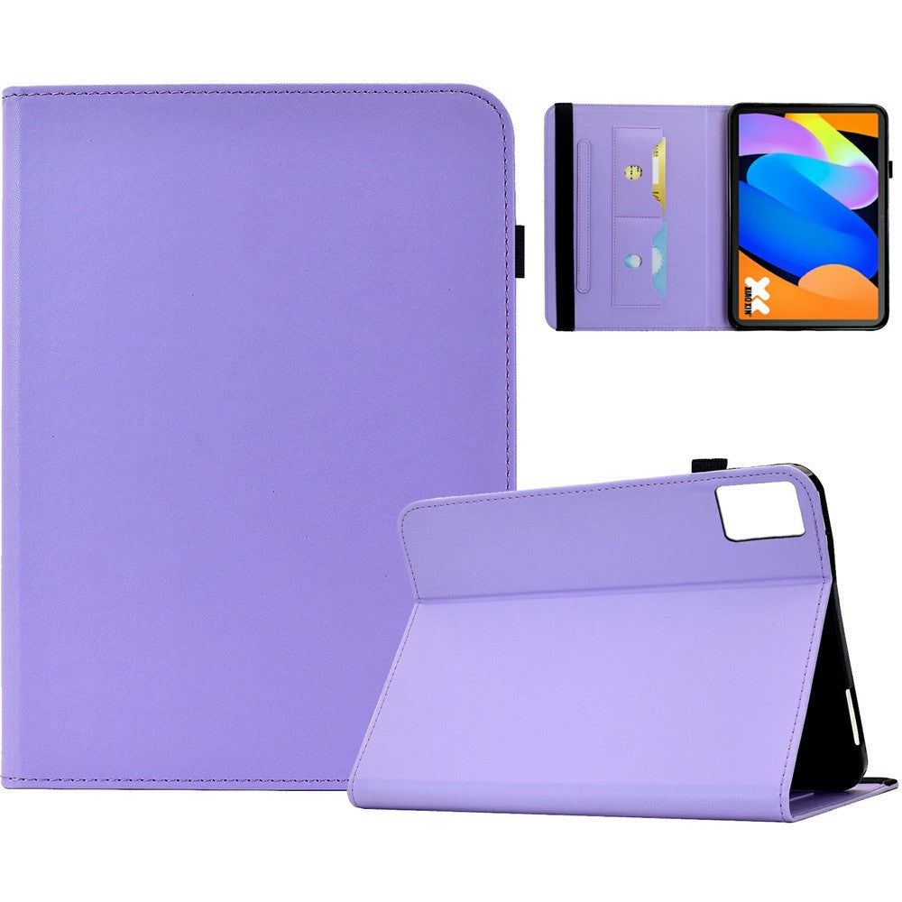 For Lenovo Xiaoxin Pad 11 2025 Case Solid Color PU Leather Card Holder Stand Tablet Cover