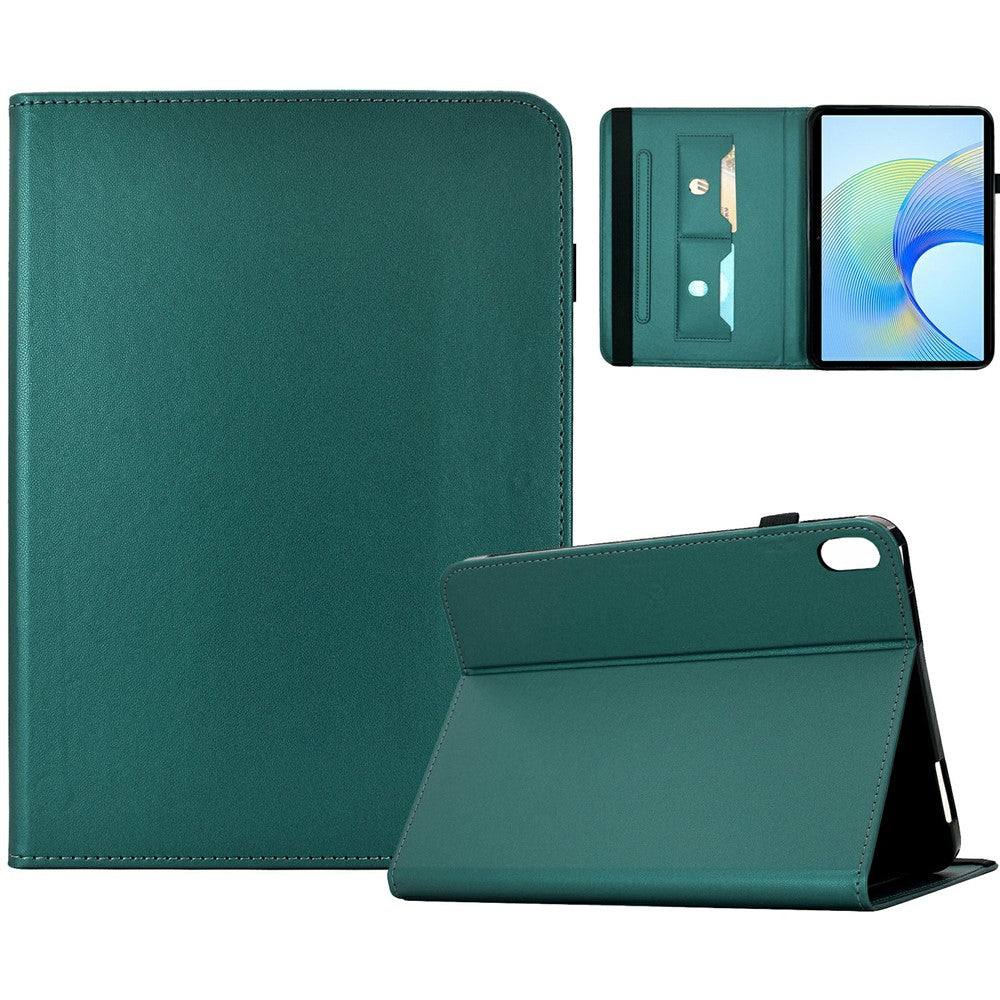 Til Honor Pad X9 / Pad X8a etui ensfarvet PU-læder kortholder stander tabletcover