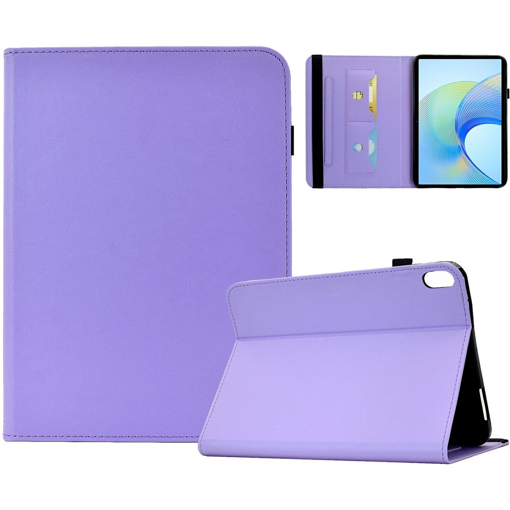 Til Honor Pad X9 / Pad X8a etui ensfarvet PU-læder kortholder stander tabletcover