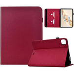 Til Honor Pad X9 Pro / Pad X9a Cover Ensfarvet PU Læder Kortholder Stand Tablet Cover
