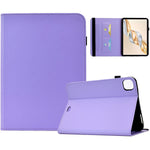Til Honor Pad X9 Pro / Pad X9a Cover Ensfarvet PU Læder Kortholder Stand Tablet Cover