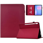 Til Samsung Galaxy Tab S10 FE+ Cover Enfarget PU-læder Kortholder Stativ Tabletcover