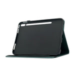 PU-læderetui til Samsung Galaxy Tab S10+ / Tab S9 FE+ / Tab S9+ ensfarvet kortholder standcover til tablet