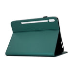PU Leather Case for Samsung Galaxy Tab S10 Lite / Tab S10 FE / Tab S9 FE / Tab S9 Solid Color Card Holder Stand Tablet Cover
