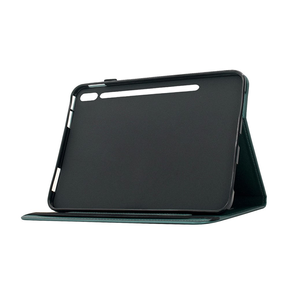 PU Leather Case for Samsung Galaxy Tab S10 Lite / Tab S10 FE / Tab S9 FE / Tab S9 Solid Color Card Holder Stand Tablet Cover