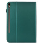 PU Leather Case for Samsung Galaxy Tab S10 Lite / Tab S10 FE / Tab S9 FE / Tab S9 Solid Color Card Holder Stand Tablet Cover