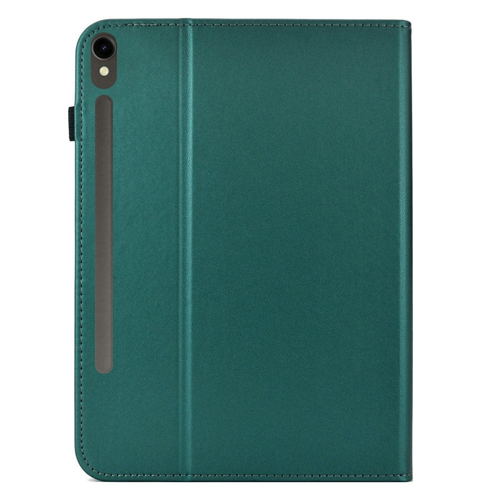 PU Leather Case for Samsung Galaxy Tab S10 Lite / Tab S10 FE / Tab S9 FE / Tab S9 Solid Color Card Holder Stand Tablet Cover