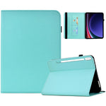 PU Leather Case for Samsung Galaxy Tab S10 Lite / Tab S10 FE / Tab S9 FE / Tab S9 Solid Color Card Holder Stand Tablet Cover