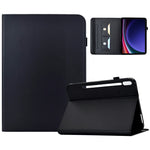 PU Leather Case for Samsung Galaxy Tab S10 Lite / Tab S10 FE / Tab S9 FE / Tab S9 Solid Color Card Holder Stand Tablet Cover