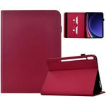PU Leather Case for Samsung Galaxy Tab S10 Lite / Tab S10 FE / Tab S9 FE / Tab S9 Solid Color Card Holder Stand Tablet Cover
