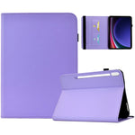 PU Leather Case for Samsung Galaxy Tab S10 Lite / Tab S10 FE / Tab S9 FE / Tab S9 Solid Color Card Holder Stand Tablet Cover