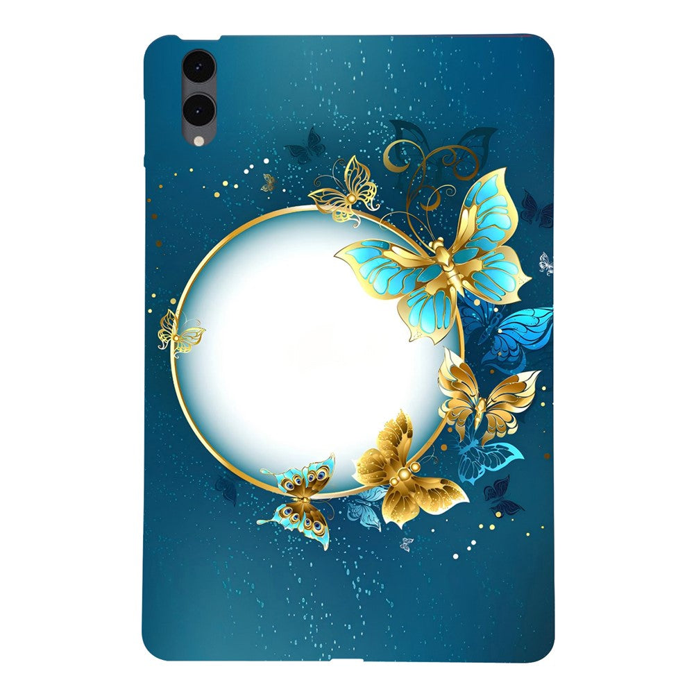 Til Samsung Galaxy Tab S12+ TPU Cover Mønstertryk Slim Tablet Beskyttelsescover