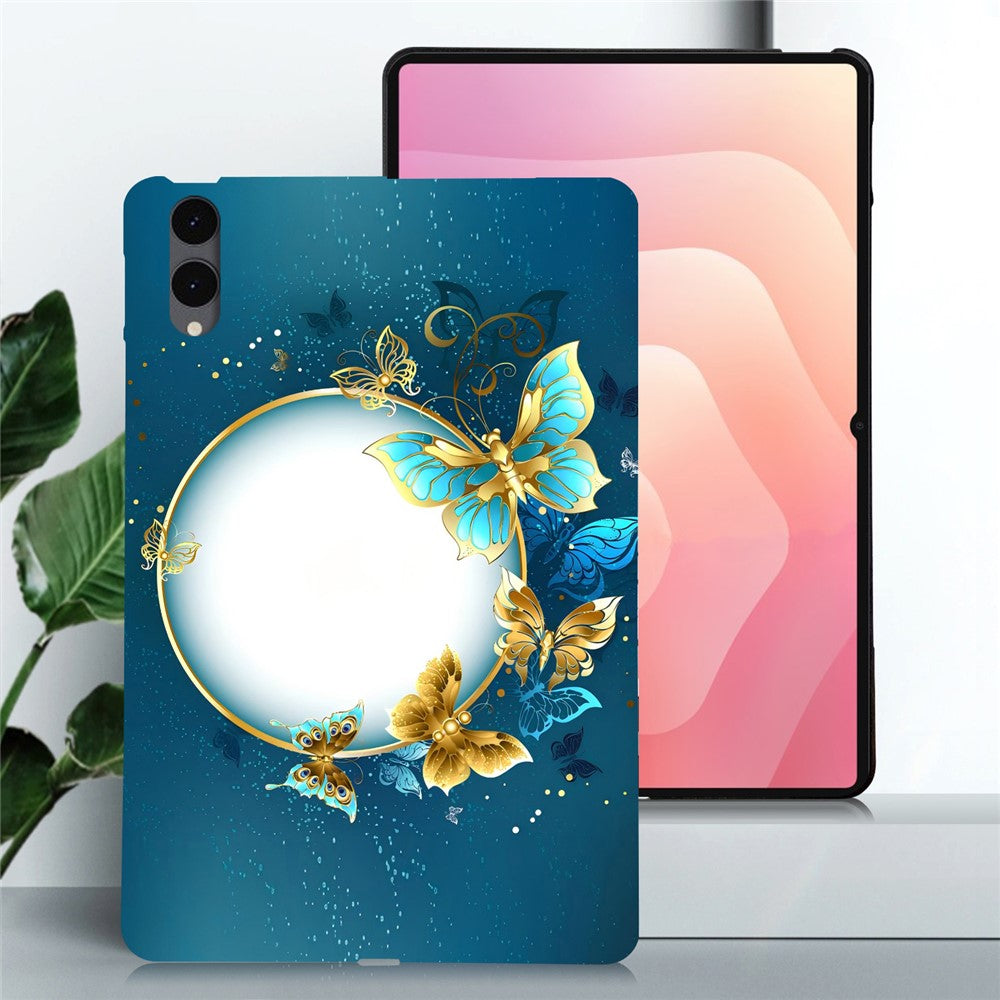 Til Samsung Galaxy Tab S12+ TPU Cover Mønstertryk Slim Tablet Beskyttelsescover