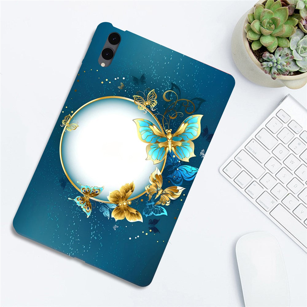 Til Samsung Galaxy Tab S12+ TPU Cover Mønstertryk Slim Tablet Beskyttelsescover