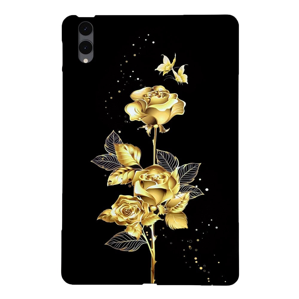 Til Samsung Galaxy Tab S12+ TPU Cover Mønstertryk Slim Tablet Beskyttelsescover