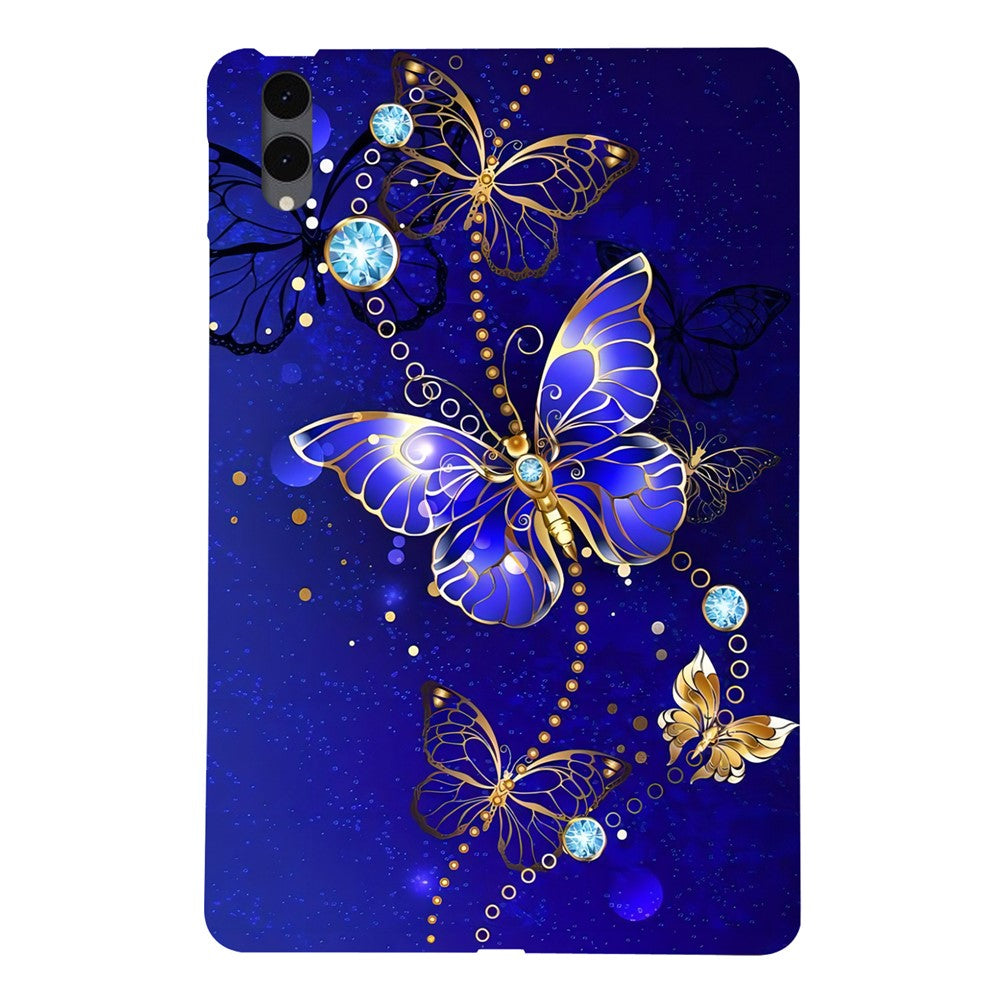 Til Samsung Galaxy Tab S12+ TPU Cover Mønstertryk Slim Tablet Beskyttelsescover
