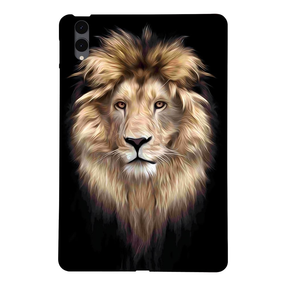 Til Samsung Galaxy Tab S12+ TPU Cover Mønstertryk Slim Tablet Beskyttelsescover