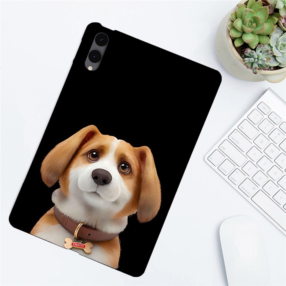 Til Samsung Galaxy Tab S12+ Cover Mønsterprint Slankt TPU Tablet Beskyttelsescover