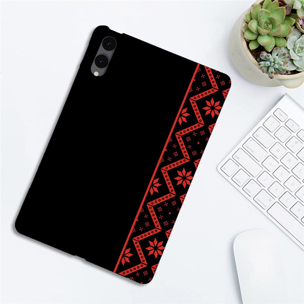 Til Samsung Galaxy Tab S12+ Cover med mønstertryk Blødt TPU Tablet Cover