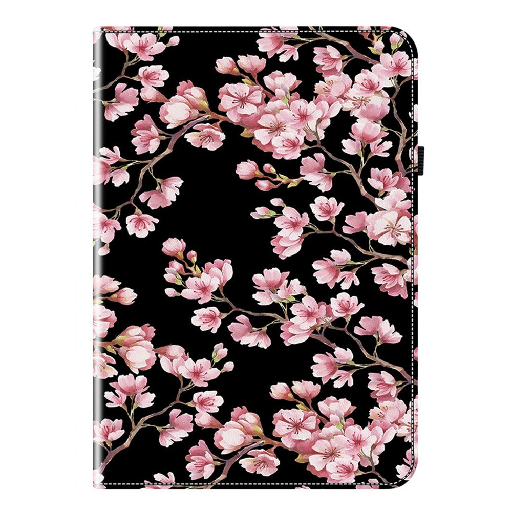 Til Samsung Galaxy Tab S12+ Lædercover med Mønsterprint, Standfunktion og Kortlommer