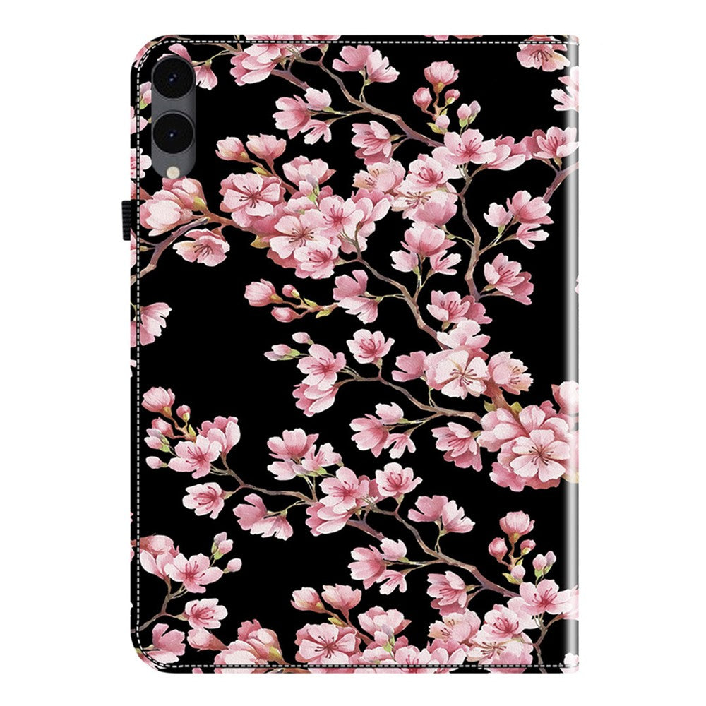 Til Samsung Galaxy Tab S12+ Lædercover med Mønsterprint, Standfunktion og Kortlommer