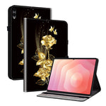 Til Samsung Galaxy Tab S12+ Lædercover med Mønsterprint, Standfunktion og Kortlommer