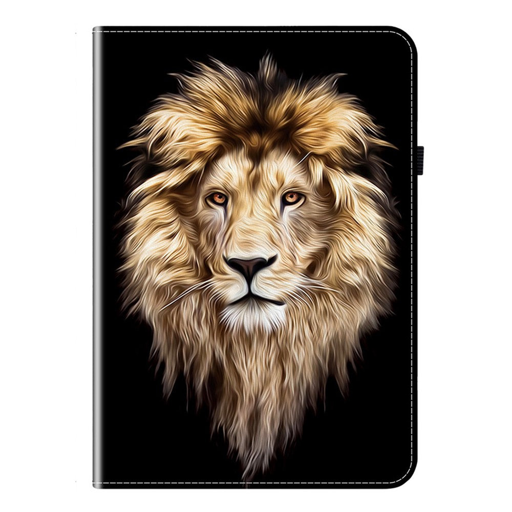 Til Samsung Galaxy Tab S12+ Læderetui Mønstret Printet Stand Tabletcover med Kortlommer