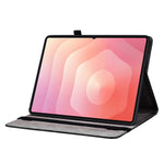 Til Samsung Galaxy Tab S12+ Læderetui Mønsterprintet Stativ Tabletcover med Kortlommer