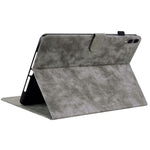 For Samsung Galaxy Tab S12+ Case Tiger Imprint Anti-Scratch PU Leather Tablet Cover