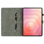 For Samsung Galaxy Tab S12+ Case Tiger Imprint Anti-Scratch PU Leather Tablet Cover