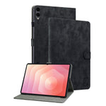 For Samsung Galaxy Tab S12+ Case Tiger Imprint Anti-Scratch PU Leather Tablet Cover