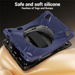 For Samsung Galaxy Tab S12+ Case TPU + PC + Silicone Kickstand Anti Drop Tablet Cover