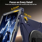 For Samsung Galaxy Tab S12+ Case TPU + PC + Silicone Kickstand Anti Drop Tablet Cover