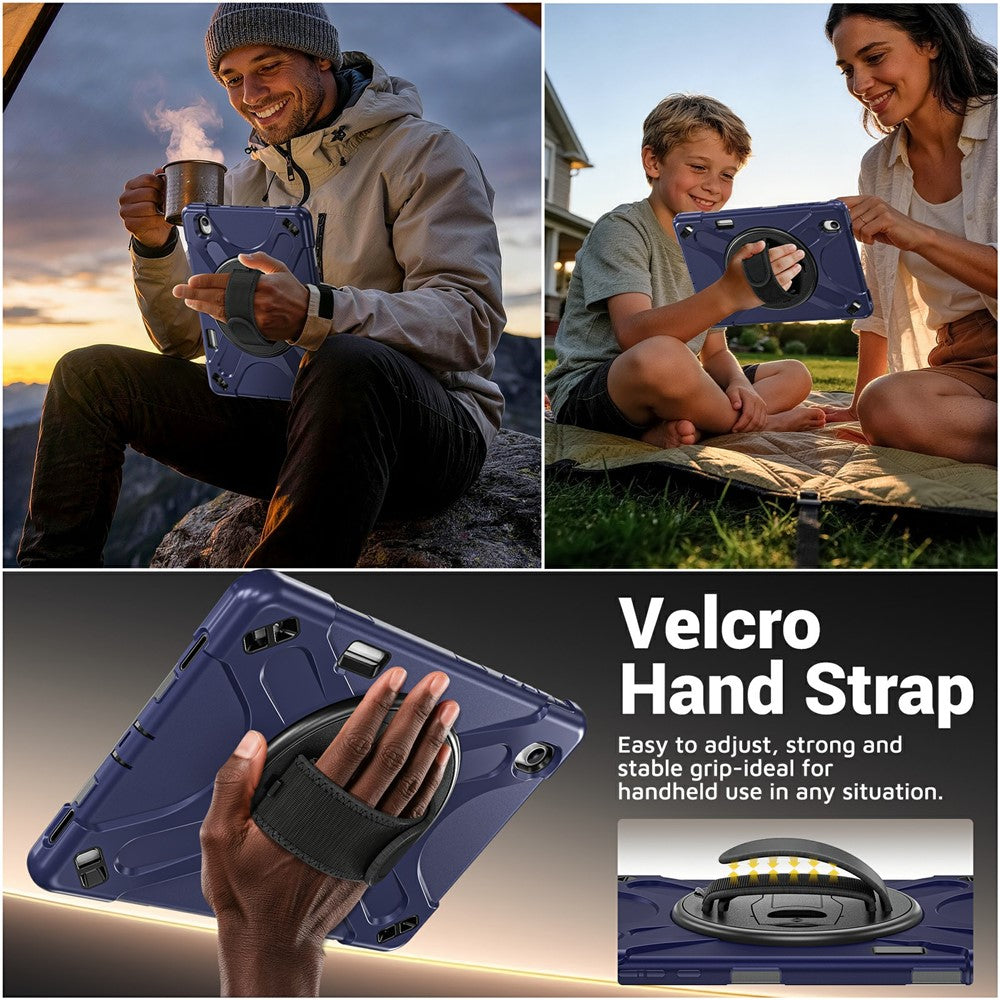 For Samsung Galaxy Tab S12+ Case TPU + PC + Silicone Kickstand Anti Drop Tablet Cover